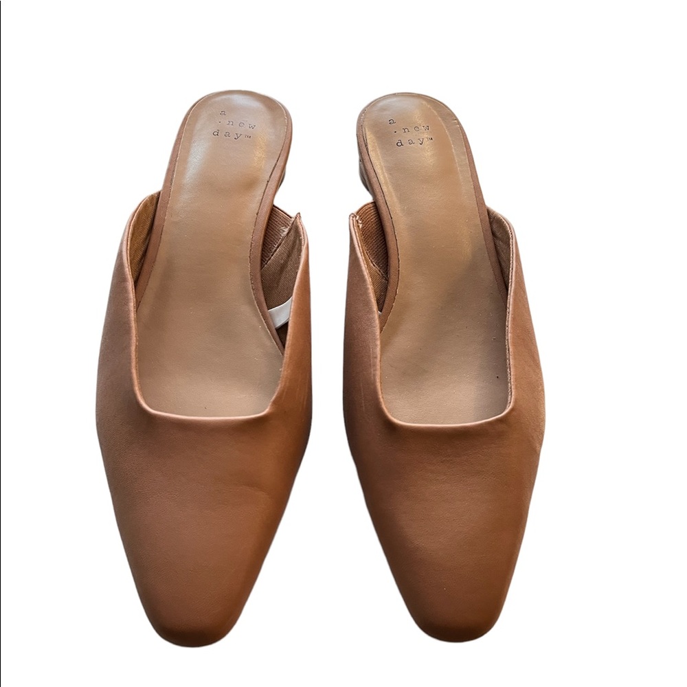 A New Day Beige Ladies Mules